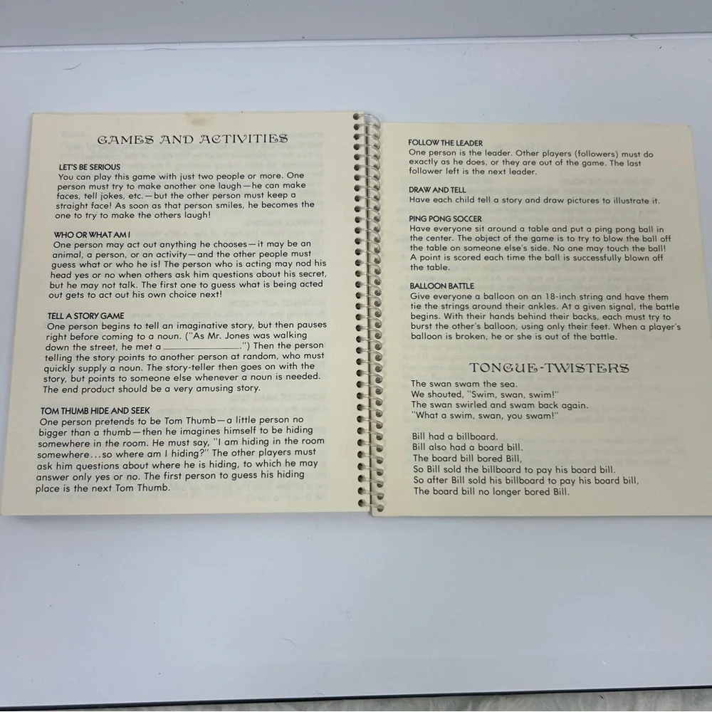 Vintage Hallmark 1972 Dear Babysitter book notebook instructions by Betsey Clark